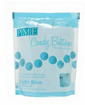 Candy Buttons Cake Pop Light Blue Melts Cake Drip Decoration Toppers • £8.48