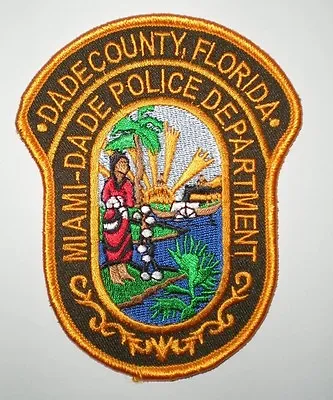 Dade County Florida Police Department Patch • $4