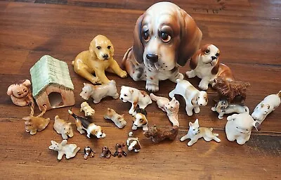 Miniature Dog Figurines Lefton And Hagen Renaker Plus More LOT • $75