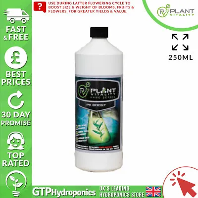 £7.50 • Buy Plant Vitality PK Booster 9-18 - 250ml - Hydroponics Nutrient
