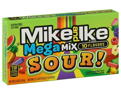 Mike And Ike MEGA MIX SOUR 10 Flavors Chewy Candy • $5.99