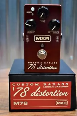 Dunlop MXR M78 Custom Badass '78 Distortion Guitar Effect Pedal • $119.99