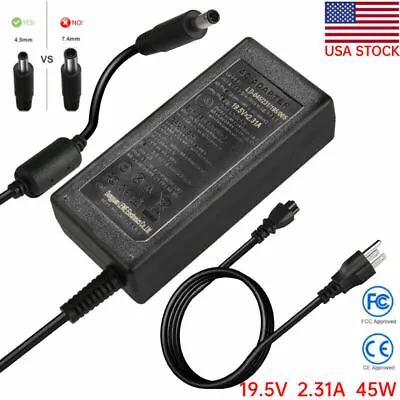 $11.35 • Buy 45W AC Power Charger Adapter For Dell Inspiron 15 Laptop Power Supply Cord 11-17