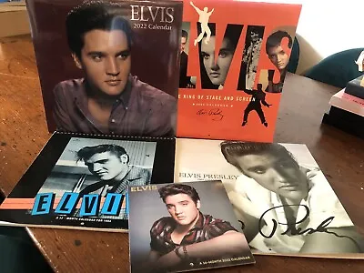Elvis Presley Calendar Bundle 1994 2004 2005 2022 (still In Shrink Wrap) • $70