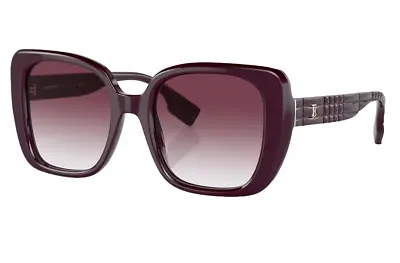 Womens Burberry Sunglasses Be4371 Helena Bordeaux/Voilet Gradient Sunnies • $317.95