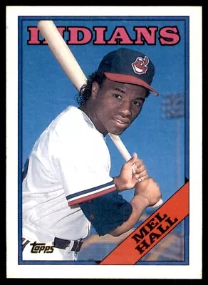 1988 Topps Mel Hall Cleveland Indians #318 • $2