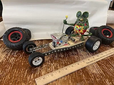 Look! Wild-Custom Rat Fink Rat Rod Rat Trap Dragster Groovy Finkster! WOW !! • $59.99