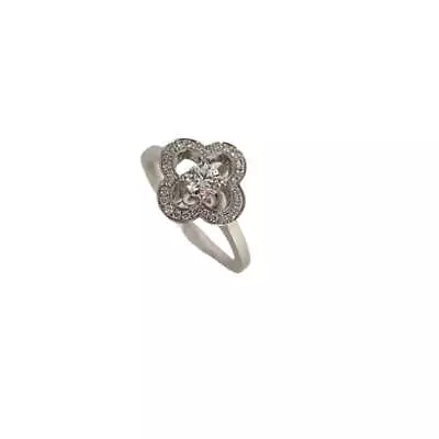 Louis Vuitton Berg Ardent Round Flower Diamond Ring Q9K57E #108 • $4253.60