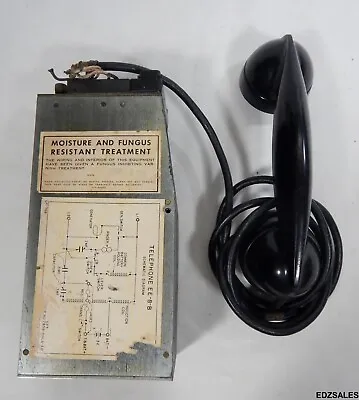 1944 WW2 Military Field Phone Vintage EE-8-B Telephone • $100