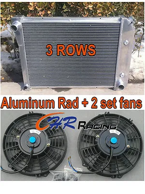 3 Row 1968-1974 69 70 71 72 73 Chevy Nova PRO Series Aluminum Radiator & FANS • $170