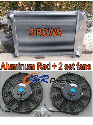 3 Row 1968-1974 69 70 71 72 For Chevy Nova PRO Series Aluminum Radiator & FANS • $170