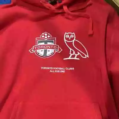 Ovo X Toronto Fc Red Size Large Og Owl Hoodie Canada Exclusive • $49.99