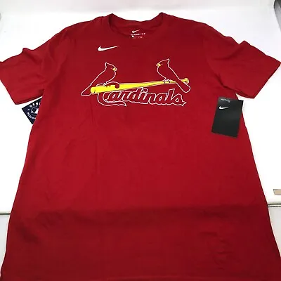 St Louis Cardinals Red Nike MLB Tee Shirt Yadier Molina #4 Youth Large • $14