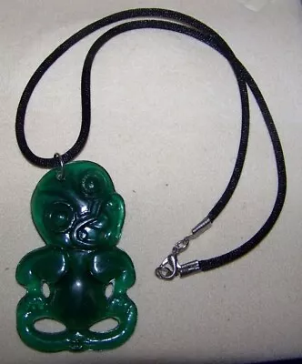 Maori Tiki Talisman-Good Luck Pendant-Wear For Protection! • $20