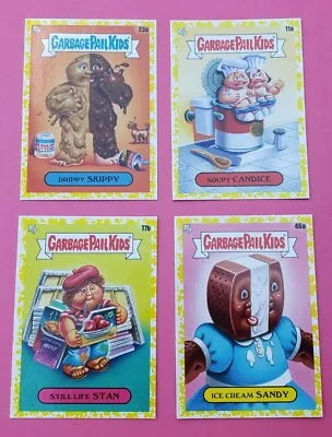 2021 Garbage Pail Kids LOT FOOD FIGHT YELLOW MUSTARD 11a 23a 46a 77a💥  • $12.99