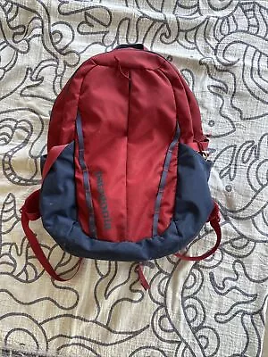 PATAGONIA Backpack Nylon Rucksack Red/Blue Medium Size • $30