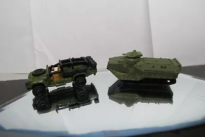 Lot Of 2 Matchbox Military ! Sahara Survivor & Amphibious Personnel Carrier! • $5.99