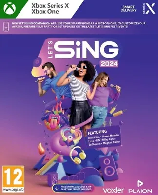 Let's Sing 2024 (Xbox Series X) NEW AND SEALED - FREE POSTAGE - QUICK DISPATCH • £26.95
