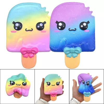 $17.98 • Buy Jumbo Adorable Cartoon Ice Sucker Scented Flexible Slow Rising Squeeze Cure Toys