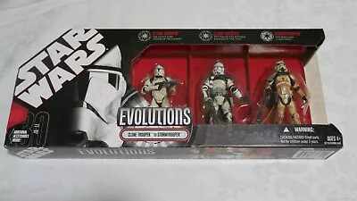 Star Wars Evolutions Clone Trooper To Stormtrooper  Collection 3.75  Fig 2007  • $200