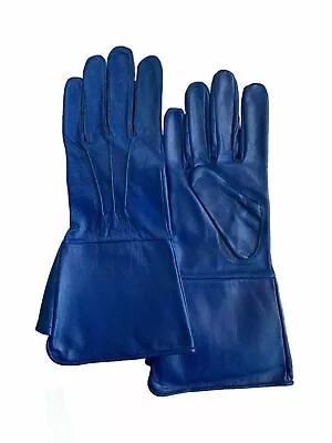 Men Leather Gauntlets Medieval Renaissance Gloves  • $25.60