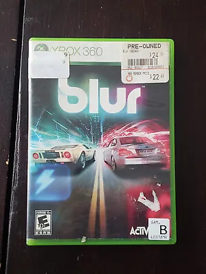 $10.95 • Buy Blur Microsoft Xbox 360 - ORIGINAL Case And Manual Only