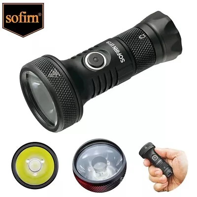 Sofirn IF19 2000 Lumen EDC Long Throw Compact Torch Type C 18350:850mah New • £30