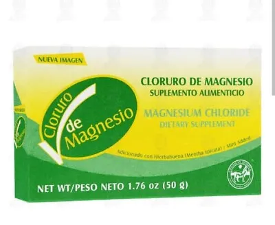 CLORURO DE MAGNESIO Polvo 50g Powder Chloride Magnesium  • $13.82