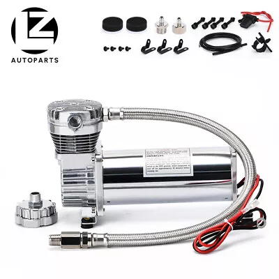 3/8 NPT 480C Control Air Ride Bags Suspension Compressor Pump Kit System 200 PSI • $120.64