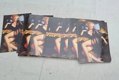 Lot Of 30 Naughty Nostalgia Promo Cards Marylin Monroe By Gil Elvgren • $23