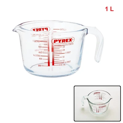 £6.97 • Buy Pyrex Clear Class Measuring Jug 1 Litre Transparent Kitchen Baking Cooking