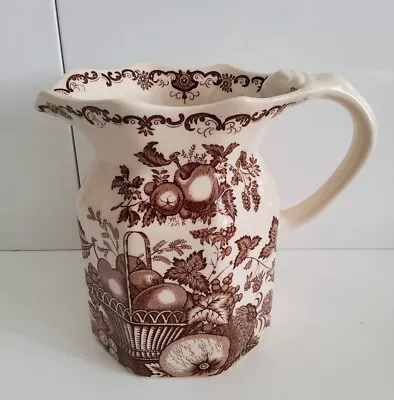 Masons Brown Fruit Basket Jug Ironstone  • £7.99