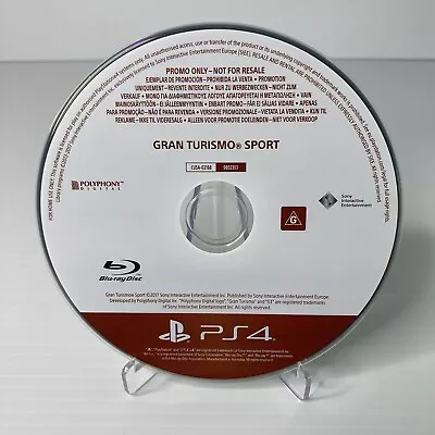 Gran Turismo Sport | Playstation PS4 | Press Media Review Promo | Full Game RARE • $29.95