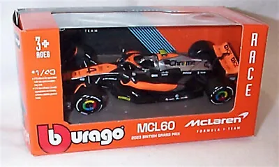 F1 McLaren MCL60 2023 British GP P2 Lando Norris #4  1/43 Scale New In Box • £15.95