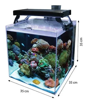 NanoReef 35 - All In One Marine Tank By Aqua One Saltwater Coral Nano • £219.95