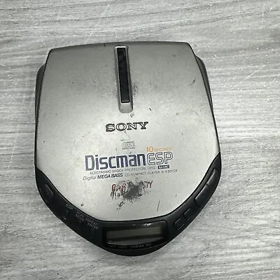 Vintage Sony Discman ESP D-E307CK Portable CD Player No Disc Error • $19.97