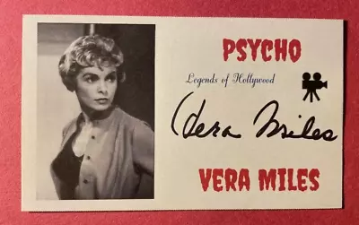 Signed Vera Miles 3 X5  Autographed Index Card - Psycho • $19.99