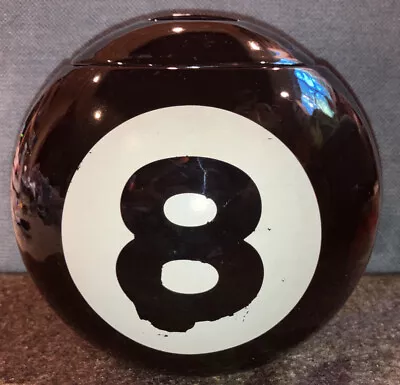 Treasure Craft “8 Ball” (Cue) Cookie Jar • $32