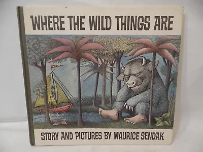 Where The Wild Things Are Maurice Sendak 1963 First Edition Hardcover Book • $39