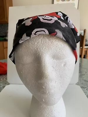 Jolly Roger Pirate Redhat Skull And Bones 2 Bandana Halloween Cosplay • $9