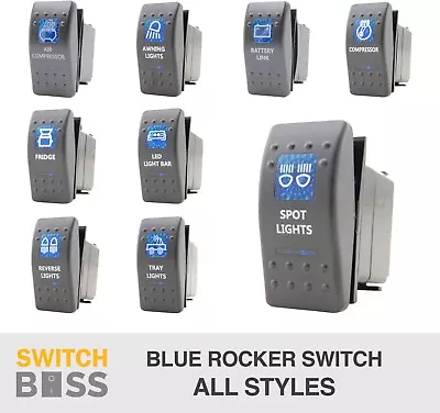 Rocker Switch 113 Styles Blue Fit ARB Carling Style LED Car Boat 12v Spot Light • $18.90