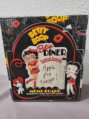 Vintage 2005 Betty Boop  Betty’s Diner  Ceramic Memo Board Dry Erase W/Pen NEW • $41.99