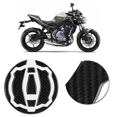 Carbon Fiber Motorcycle Gas Tank  Pad Cover Sticker For KAWASAKI Z900 Z650 TS • £4.42