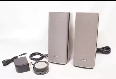 Bose Companion 20 Multimedia Speaker System - Silver PC/MAC • $100