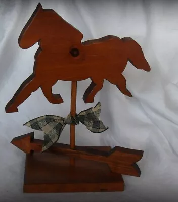 Wooden Carved Horse Weathervane Folk Art Decor • $32