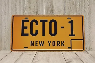 ECTO-1 Ghostbusters Replica New York License Plate Tin Sign Garage Man Cave XZ • $10.97