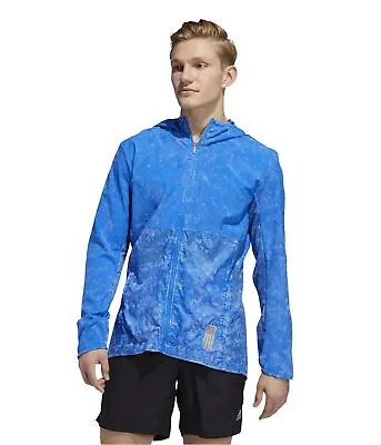 Adidas Mens Own The Run Jacket Blue Medium • $51.60