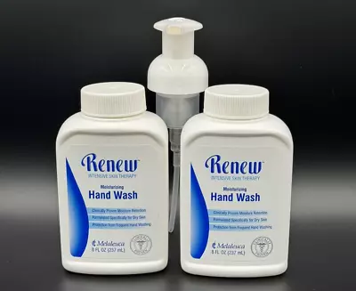 Melaleuca Renew Moisturizing Hand Wash 8 Fl Oz Set Of Two With Pump New Sealed • $24