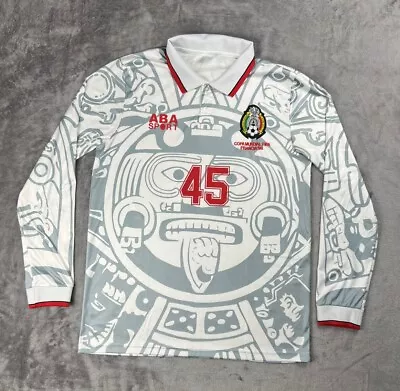 Mexico ABA Sports Jersey Adult L Long Sleeve Futbol 98’ Copa Mundial Soccer • $49.99