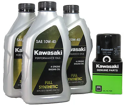 2006 Kawsaki VULCAN 1500 CLASSIC Full Synthetic Oil Change Kit • $54.99